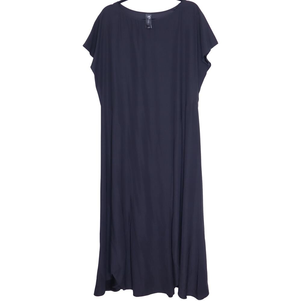 ZERO + MARIA CORNEJO Silk Lightweight Maxi Dress Black Lightweight Women's 14